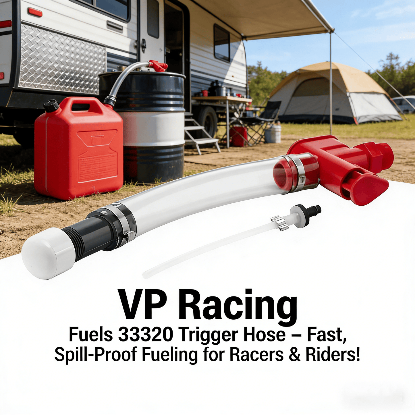 ⛽VP Racing Fuels 33320 Trigger Hose – Fast, Spill-Proof Fueling for Racers & Riders!