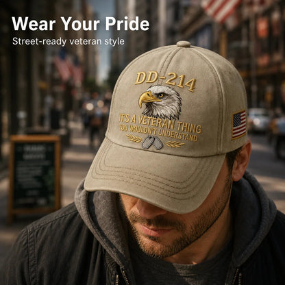 🔥Last Day 49% OFF🔥DD-214 Veteran 3D Embroidered Cap