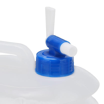 15L Foldable Water Container with Tap Portable Collapsible Water Storage Tank Water Carrier Lifting Bag Leakproof Water Pouch Camping Water Jug Travel Water Dispenser Outdoor Water Storage