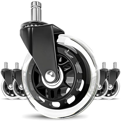 3 Inches Silent and Smooth Rolling Casters.