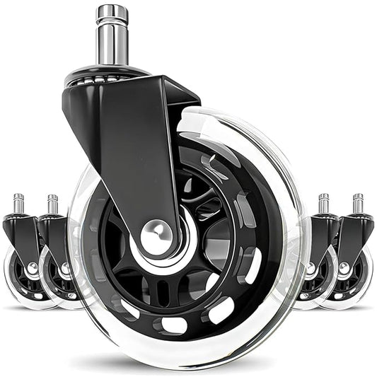 3 Inches Silent and Smooth Rolling Casters.