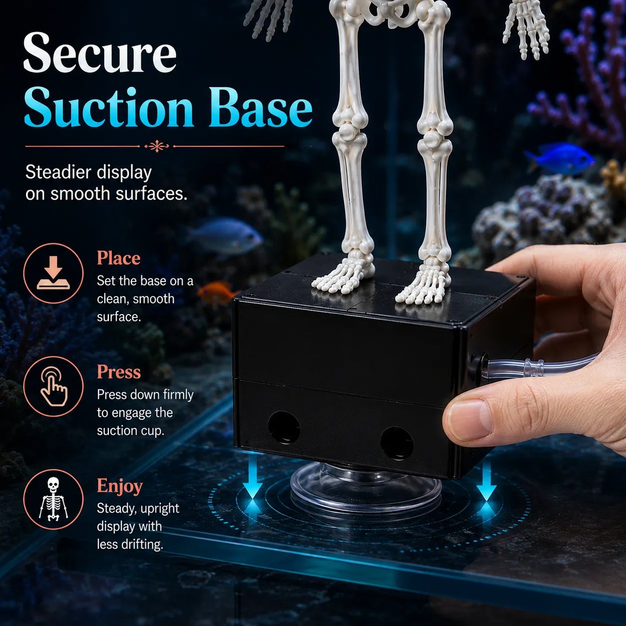 💀Dancing Skeleton Aquarium Bubbler