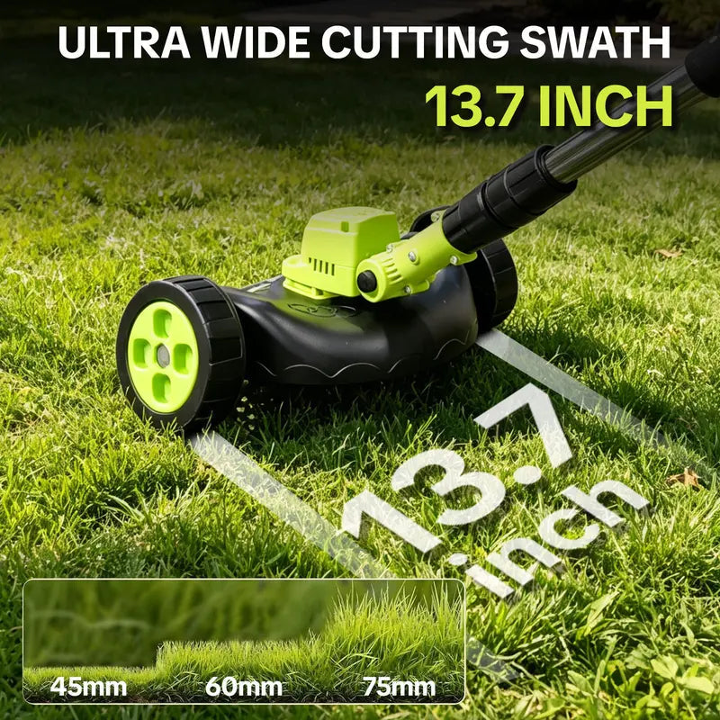 🔥2026 Hot Sale 21V Cordless 3-in-1 Grass Trimmer, Edger & Mini Mower