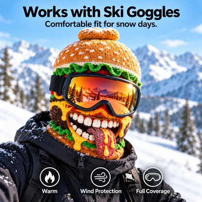 🍔🍟 Squad Goals! The Funniest Fast Food Ski Mask For Winter 2026! ⛷️❄️