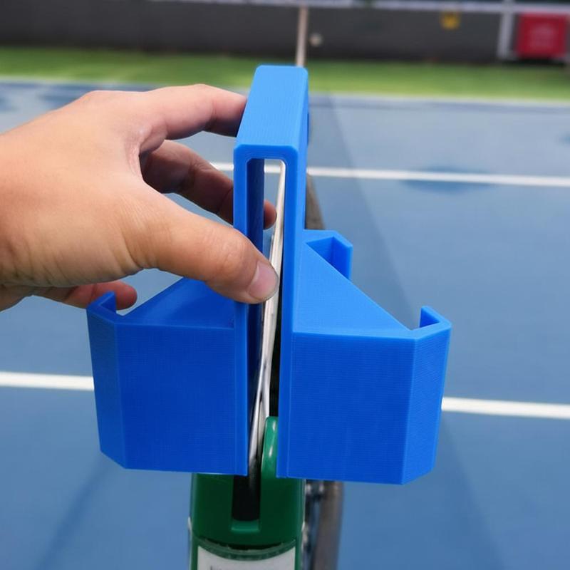 Dual-Slot Tennis Net Post Phone Mount for Match Recording