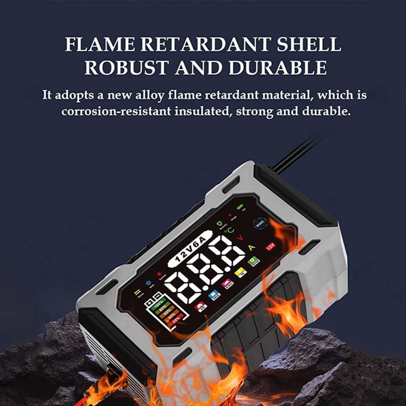 🚗12V/24V Smart Battery Charger, Maintainer & Trickle Charger🔋