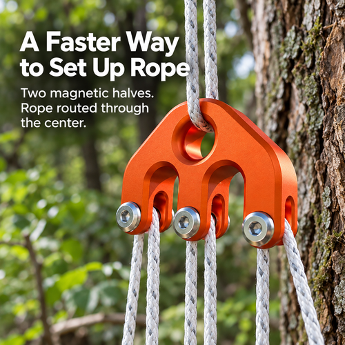 Magnetic Quick-Connect Rope Connector