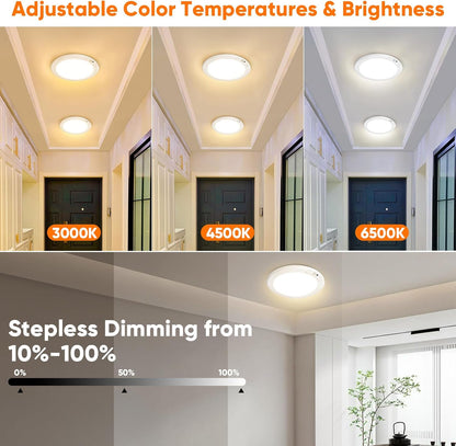 🎁LAST DAY 49% OFF🔌Rechargeable Magnetic Wireless Motion Sensor Ceiling Light with Remote💡