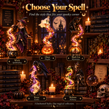 🧙 49% OFF | Witch Cascade Shelf Light – A Magical Glow for Halloween Night ✨