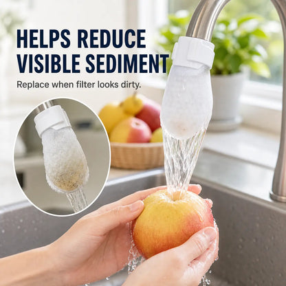 💦Cotton Faucet Filter Bags – Sink Sediment & Splash Filter