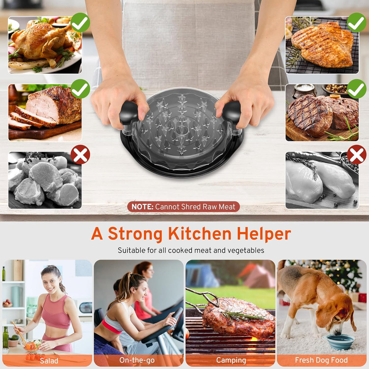 Chicken Shredder Large Chicken Breast Shredder Tool