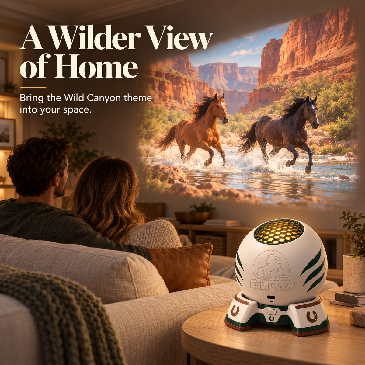 🐴360° Smart Horse Scene Projector | A Little Ranch in Your Room