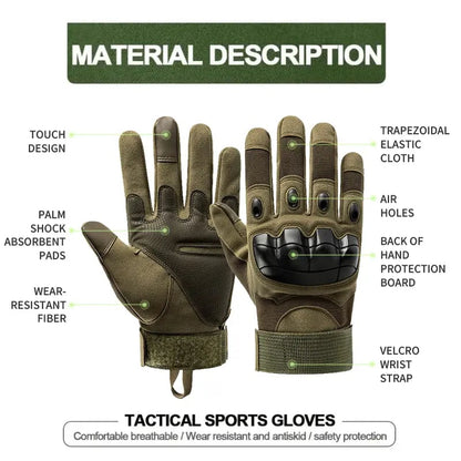 🔥Limited-Time 70% OFF🧤Full-Finger Protective Tactical Gloves|Grip. Protect. Keep Moving.