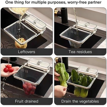 🔥 Limited Time Offer|Foldable Suction Cup Sink Strainer with 50 Filter Bags