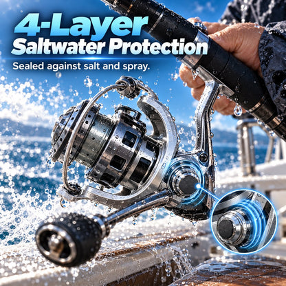 🎣 Single-Hand Jigging Reel