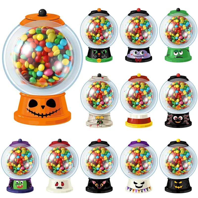 🔥LAST DAY 50% OFF - 🎃🍬30 PCS Halloween Candy Card Kit with Clear Candy Holders & Adhesive Stickers – DIY Trick or Treat Party Favors