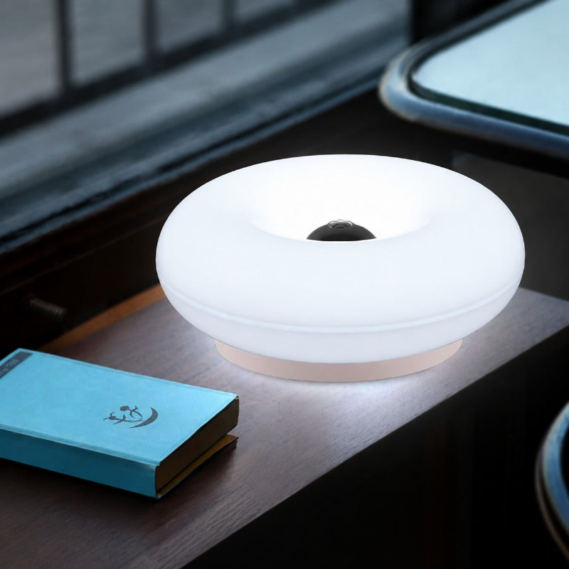 Touch-Activated Donut Lamp