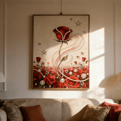 ⚡️Buy 2 Free Shipping🏰✨DIY Castle Pearl Painting Kit – Create Sparkling Wall Art at Home