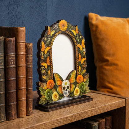 ❤️Traditional Day of the Dead Wooden Photo Frame Decor