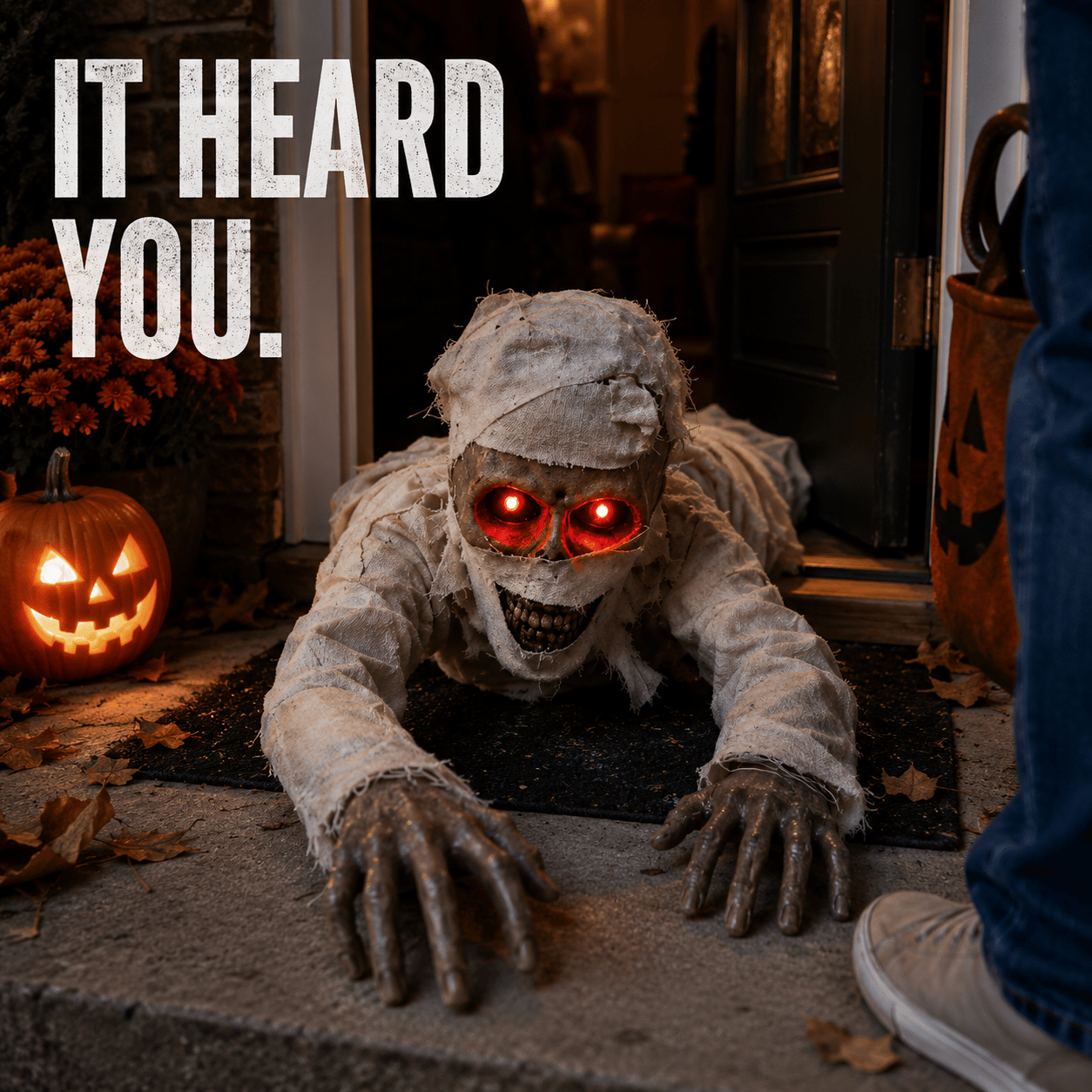 🧟Stop Using Static Halloween Decor — Get a Mummy That Crawls | Animated Scare Prop🎃