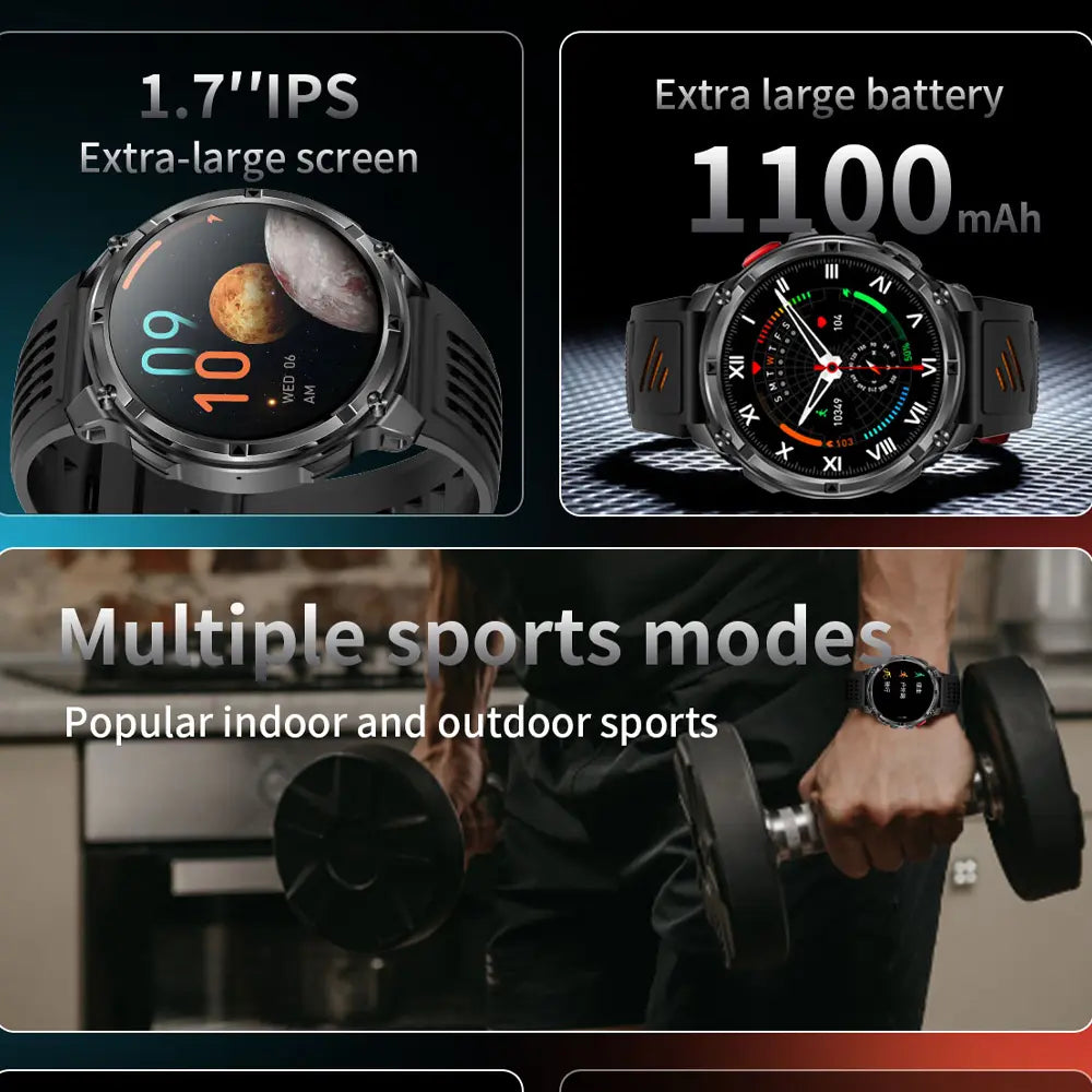 New 2026 Manly Style Smart Sports Watch