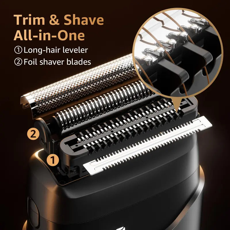 ⚡ Precision Titanium Foil Shaver