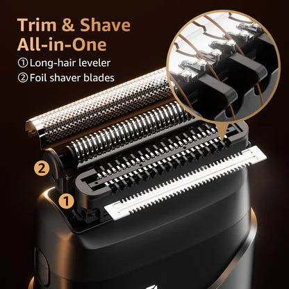 ⚡ Precision Titanium Foil Shaver