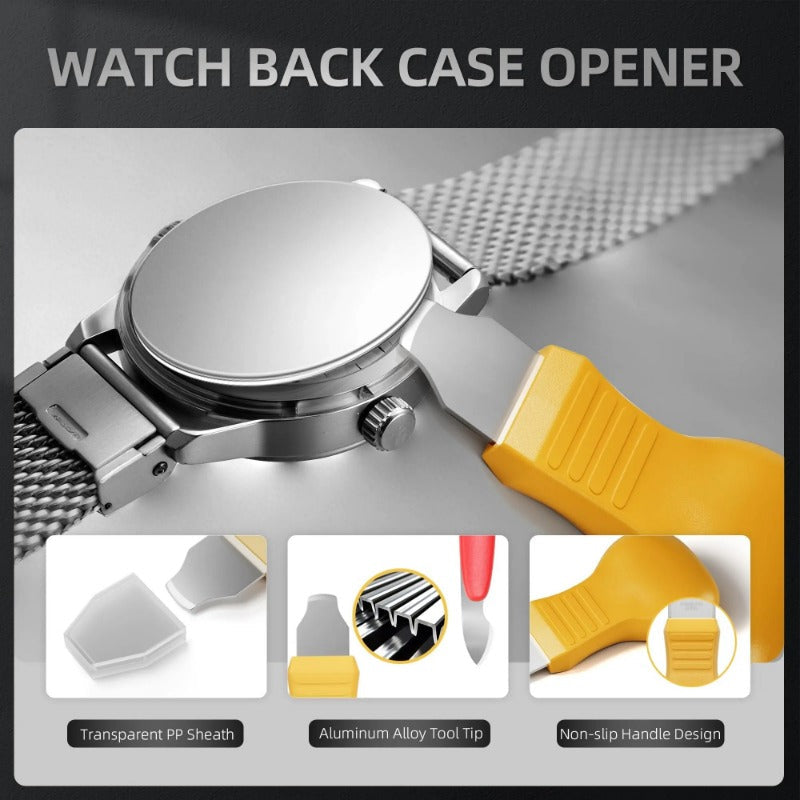 Snap back watch case opening tool