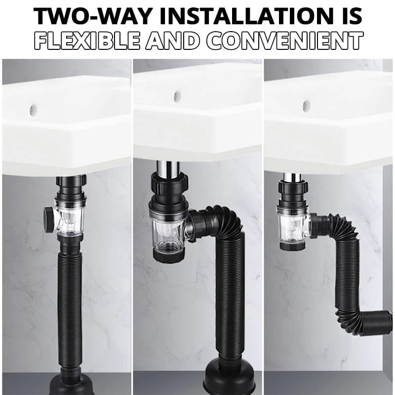 🔥Universal Anti-Odor Sink Drain Pipe Kit
