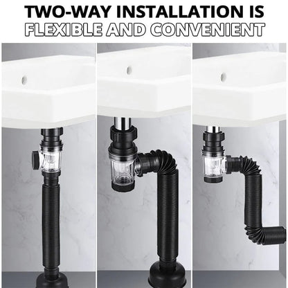 🔥Universal Anti-Odor Sink Drain Pipe Kit