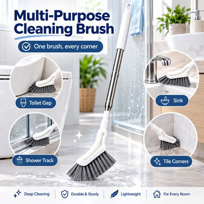 🧹Telescopic Long-Handle Crevice Cleaning Brush for Tight Corners🧽