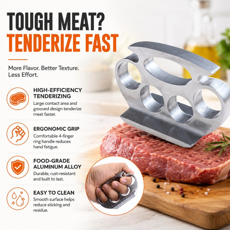 Ergonomic Palm Press Tenderizer