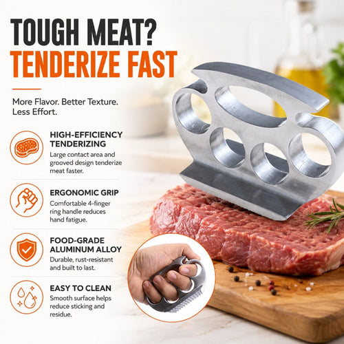 Ergonomic Palm Press Tenderizer
