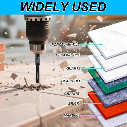 6-Piece Diamond Drill Bit Set for Tile & Stone
