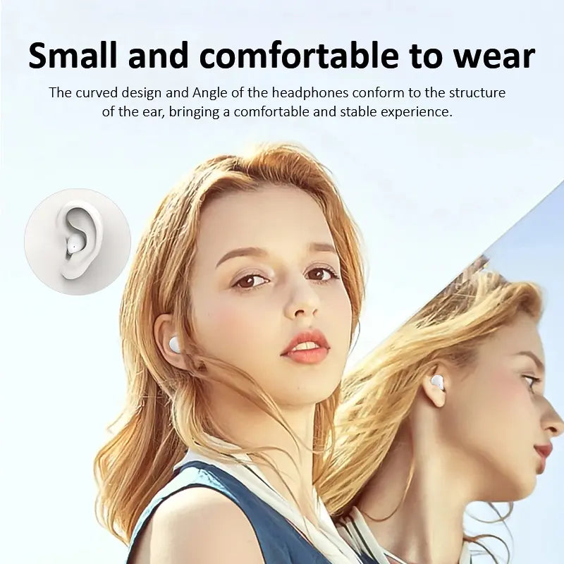 Invisible Sleep Earbuds – Ultra-Light Noise Cancelling Earbuds for Side Sleepers with 25H Battery Life
