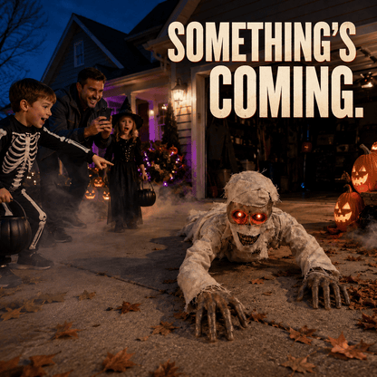 🧟Stop Using Static Halloween Decor — Get a Mummy That Crawls | Animated Scare Prop🎃
