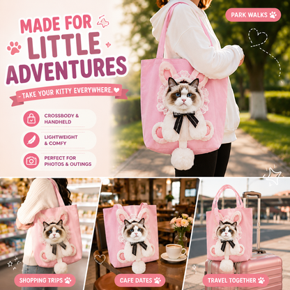 🐱Wearable Cat Carrier Bag – Turn Your Kitty Into The Main Character