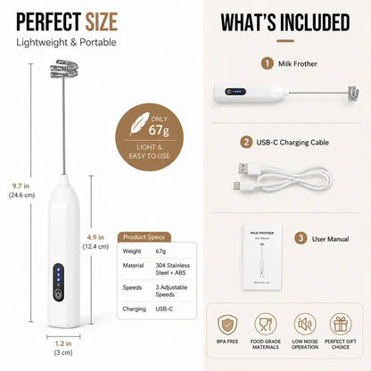 ⚡️Electric Milk Frother Handheld