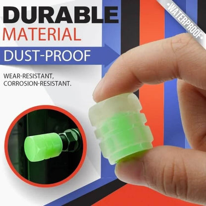 Universal Fluorescent Tire Valve Caps – Protect Valves & Upgrade Your Wheels
