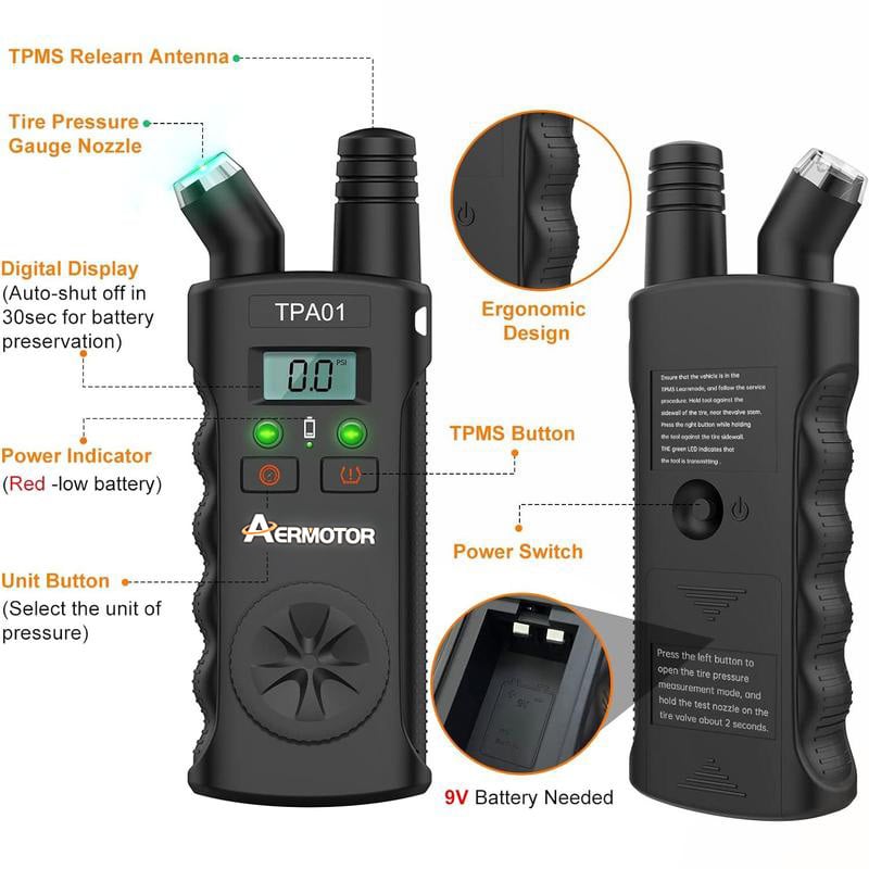 TPMS relearn tool original product demonstration animation