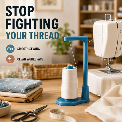 🧵Universal Sewing Machine Thread Holder – Stable Spool Stand for Quilting & Crafting