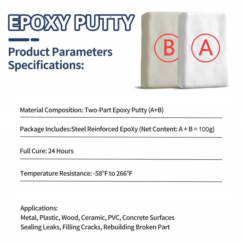 ✨SAVE 50% NOW Steel Reinforced Epoxy Repair Putty — Universal Glue for Metal, Wood, Plastic