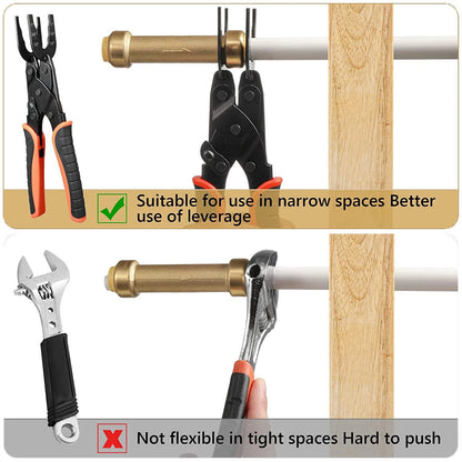 🔥LAST DAY 49% OFF - 🛠️ Push Fit Disconnect Tool – 1/2", 3/4", 1" Brass Fitting Removal Pliers for Plumbing Repair & DIY Projects