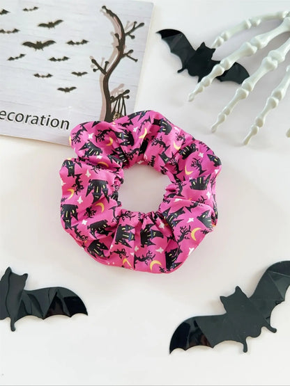 6-Piece Halloween Scrunchies Set – Spooky & Cute