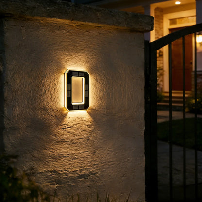 ISUNMEA 9 Inch Solar Lighted House Numbers for Outside, Light Up Waterproof LED Address Numbers Signs