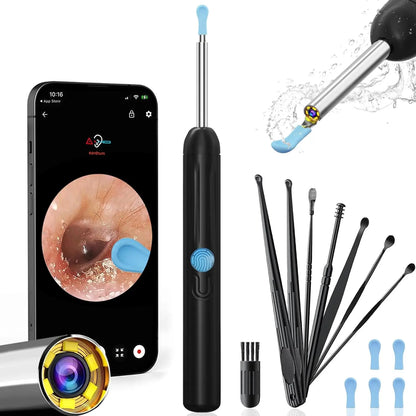 🔍Ear Hygiene Set, HD Visual Earwax Removal Tool with Camera, 1080P HD Camera Ear Cleaner, Compatible with iPhone and Android Phones.