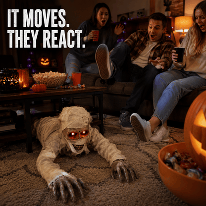 🧟Stop Using Static Halloween Decor — Get a Mummy That Crawls | Animated Scare Prop🎃