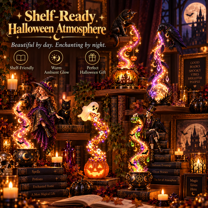🧙 49% OFF | Witch Cascade Shelf Light – A Magical Glow for Halloween Night ✨