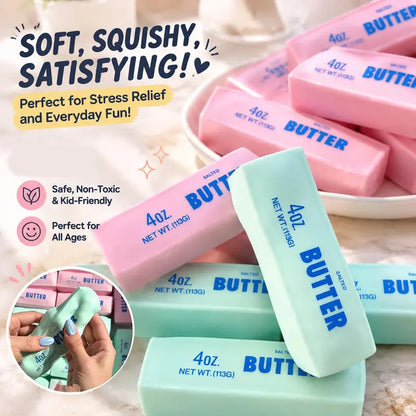 Crunchy Sound Butter Bar Squishy Toy