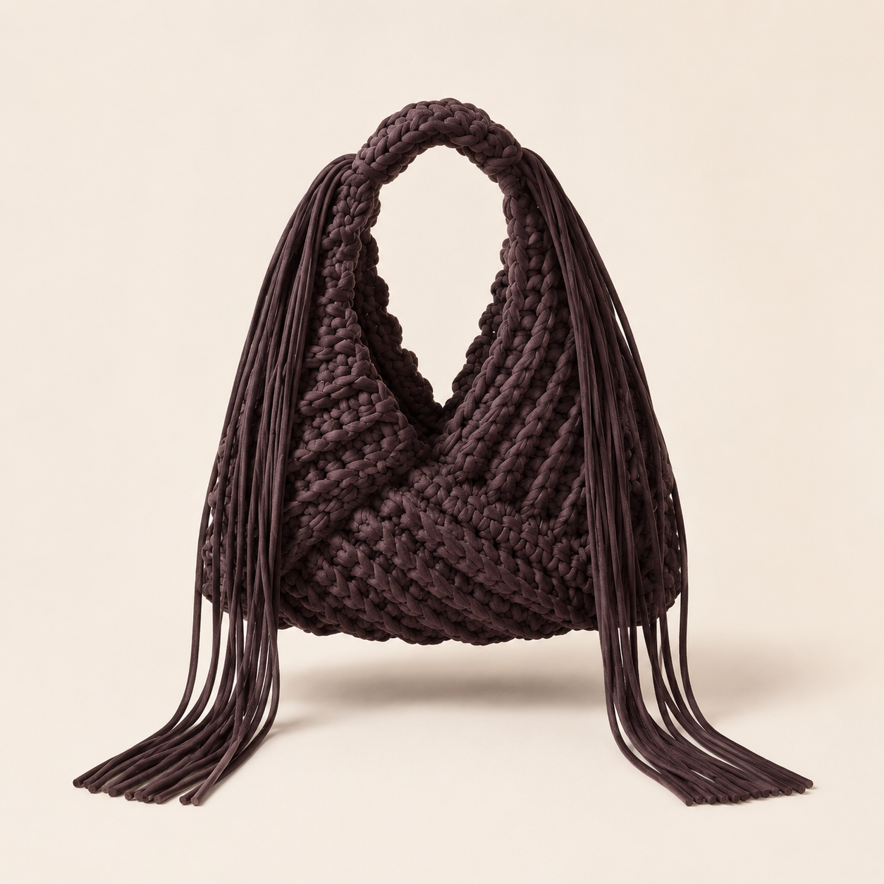 Boho Fringe Crochet Bag Pattern – 3-in-1 Convertible Shoulder Bag